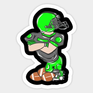 Rugby American Football Sport USA Gridiron Football Gift Sticker